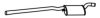 VW 191253409P Middle Silencer